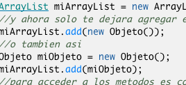 Ejemplo de ArrayList en Java